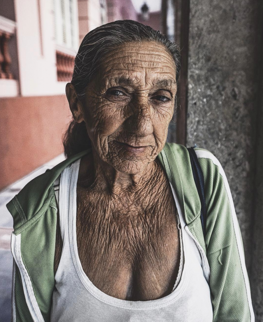 Instagram Photographers: RK photography: wrinkled old lady 