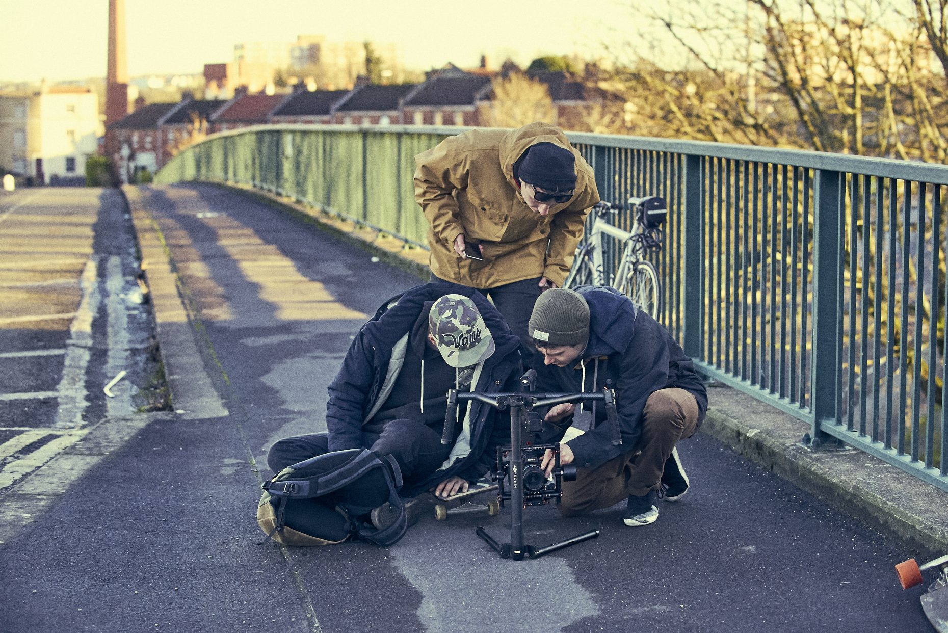 Friction film crew in Bristol